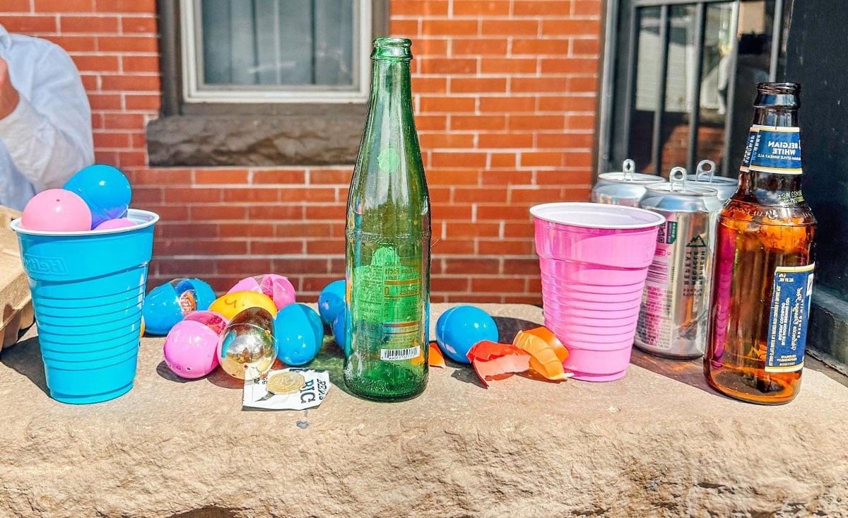 Lasst uns plaudern: April 2023 2 Frühlingshafte Osterdekoration und Mimosas