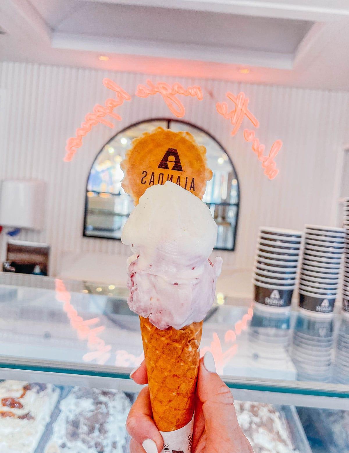 Ein Sassenach in Schottland 11 Alandas Gelato in Edinburgh