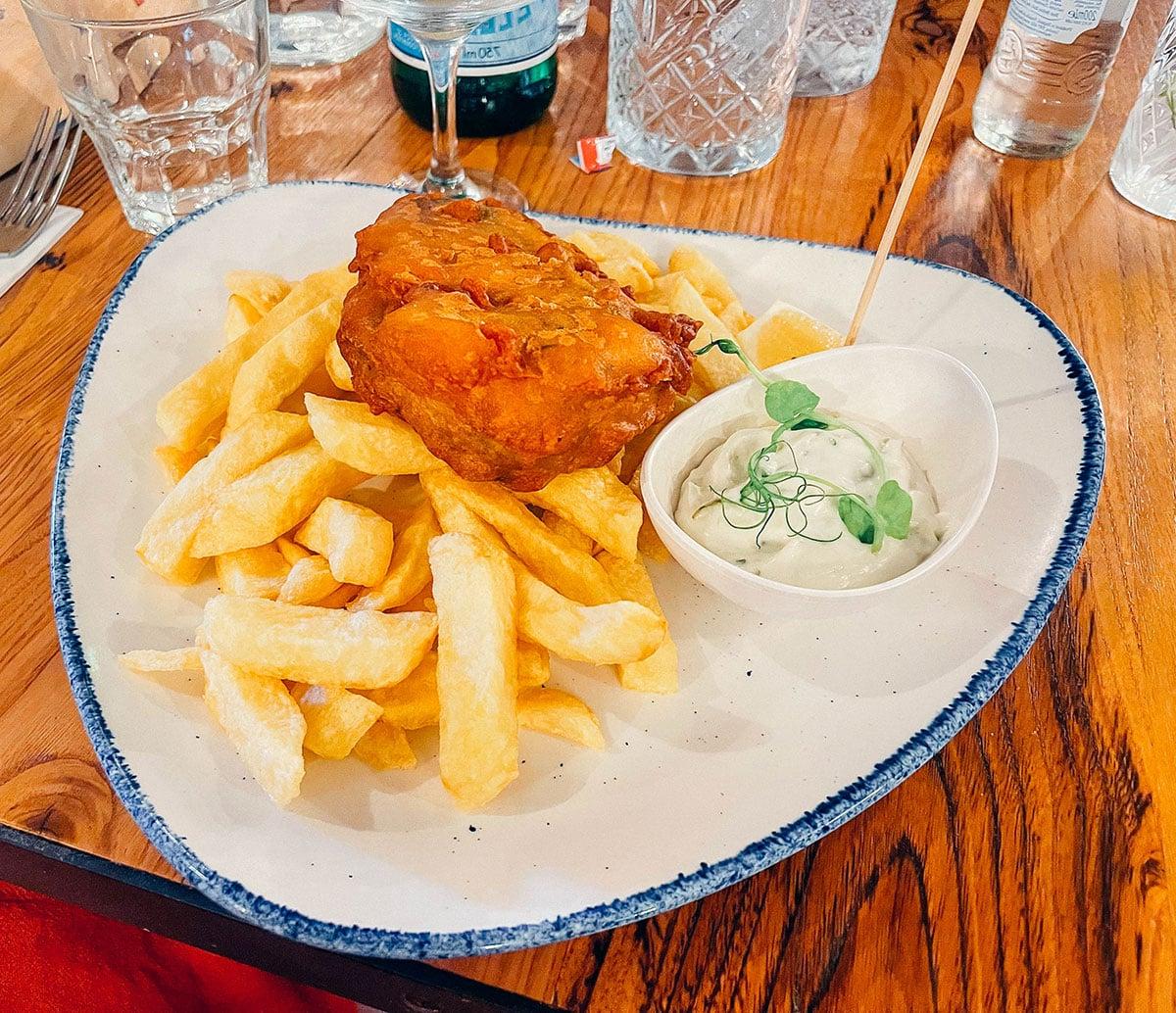 Ein Sassenach in Schottland 14 Die Enttäuschung: Vegane Fish and Chips