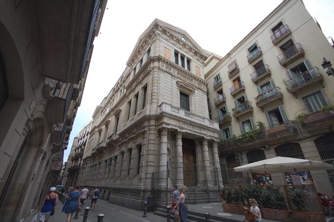 Barcelona, Spanien 4 Schule von Pablo Picasso in Barcelona