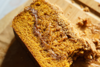 Decadent Biscoff Pumpkin Streusel Loaf