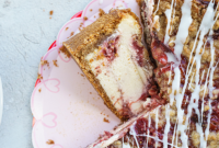 Irresistible Roasted Strawberry Crumble Cheesecake