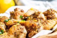 Crispy Air Fryer Lemon Pepper Chicken Wings