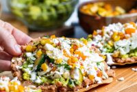 Crispy Vegetarian Tostadas with Bright Cilantro Lime Slaw