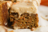 Caramel Carrot Cake Crowned with Chai Spice