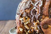 Decadent Chocolate Pretzel Monkey Bread