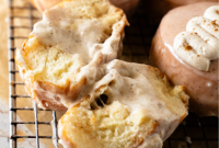 Spiced Glazed Chai Custard Donuts
