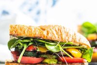 Flavor-Packed Roasted Vegetable Sandwich