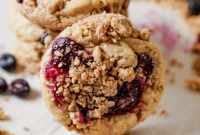Heavenly Browned Butter Blueberry Cookies