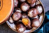 Decadent Gingerbread Truffles with Spiced Sugar Dusting