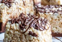 Ultimate Nutella Chocolate Chip Rice Krispie Treats
