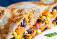 Savory Sweet Potato and Black Bean Quesadillas