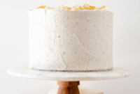 Coconut Caramel Cake with Pecan Buttercream