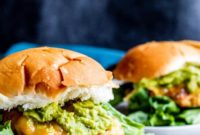 Juicy Grilled Chicken Burgers with Zesty Guacamole