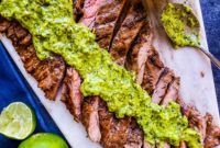 Smoky Skirt Steak with Bright Chimichurri