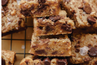 Decadent Dark Chocolate Toffee Blondies