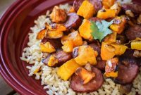 One-Pan Golden Harvest Butternut Squash and Sausage