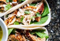 Cilantro Lime Buttered Grilled Chicken Street Tacos