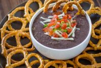 Zesty 5-Minute Black Bean Veggie Dip with Jalapeno Kick