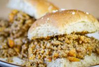 Sneaky Veggie Sloppy Joe Sliders