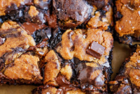 Effortless Fall Pumpkin Brookies
