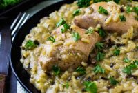 One-Pot Slow Cooker Chicken and Rice
