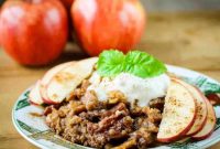 Homemade Slow Cooker Apple Pie Perfection