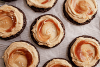 Decadent Frosted Salted Caramel Chocolate Cookie
