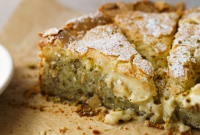 Decadent Buttery Pistachio Gooey Butter Cake