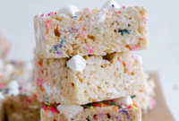 Funfetti Birthday Rice Krispy Treats