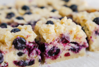Effortless Blueberry Shortbread Pie Bars