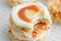 Decadent Caramel Coconut Frosted Sugar Cookies