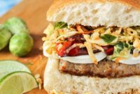 Spicy Sausage Mozzarella Melt with Zesty Chipotle Slaw