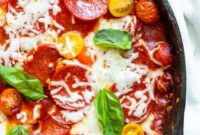 One-Pan Pepperoni Pizza Chicken