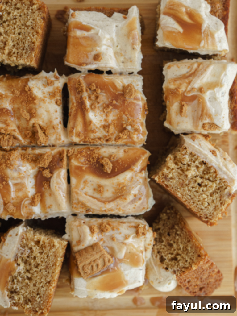 Delicious Caramel Biscoff Cake, moist and spiced with creamy buttercream