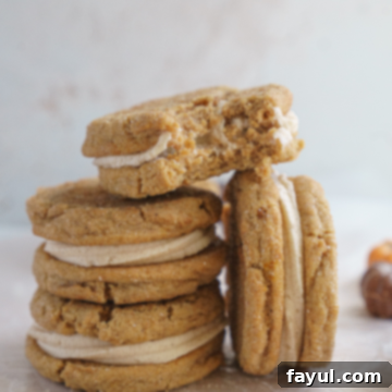 PUMPKIN COOKIE SANDWICH