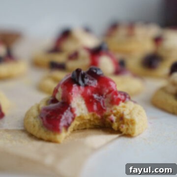 Blueberry Cornbread Cookies with Maple Butter
