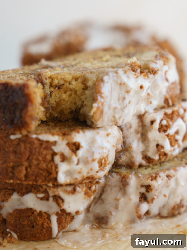 Brown Butter Cinnamon Swirl Banana Bread