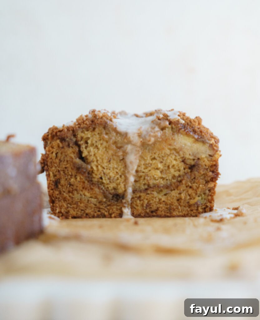 Brown Butter Cinnamon Swirl Banana Bread
