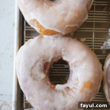 Brioche Donut Recipe with vanilla glaze