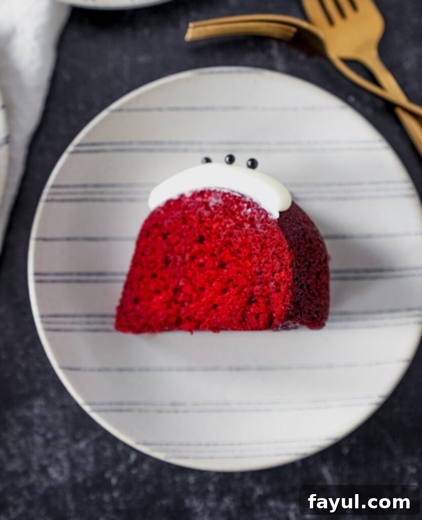 Various ingredients for red velvet cake laid out on a table, including flour, sugar, eggs, and buttermilk.