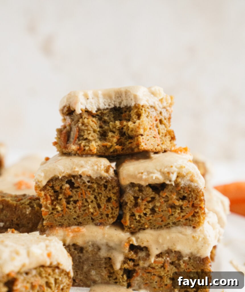 Caramel Carrot Cake with Chai Spiced Frosting, styled on a plate