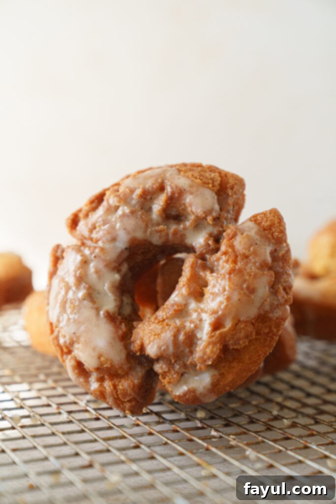 Glazed Buttermilk Old Fashioned Donuts