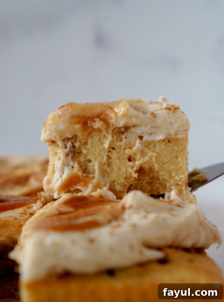 caramel snickerdoodle cake