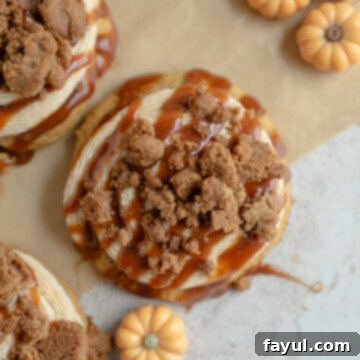 Pumpkin Caramel Cookies