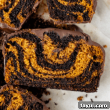 pumpkin chocolate swirl bread