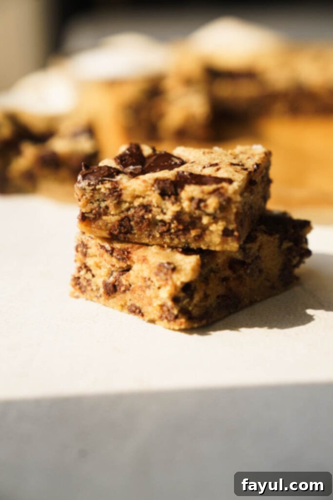 Ingredients for Brown Butter Blondies laid out on a kitchen counter