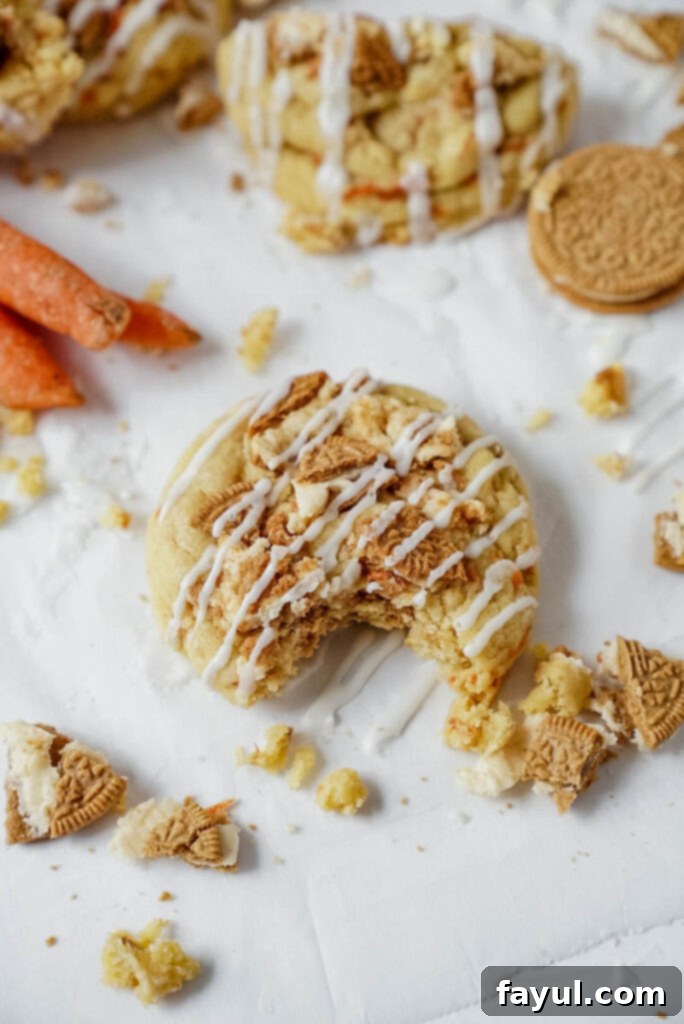 Ingredients for Carrot Cake Oreo Cookies laid out on a kitchen counter.