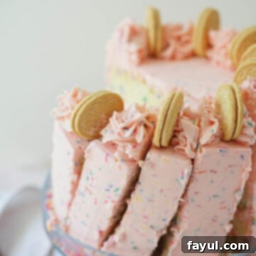Golden Oreo Birthday Cake
