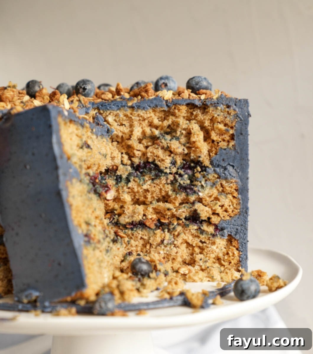 Close-up of baked oatmeal cake layers cooling on a wire rack.